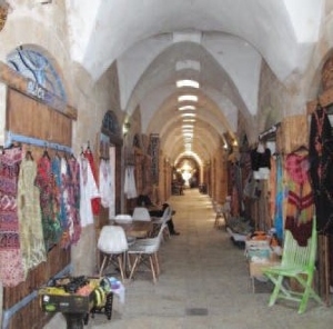 Part of the shuk in Acco